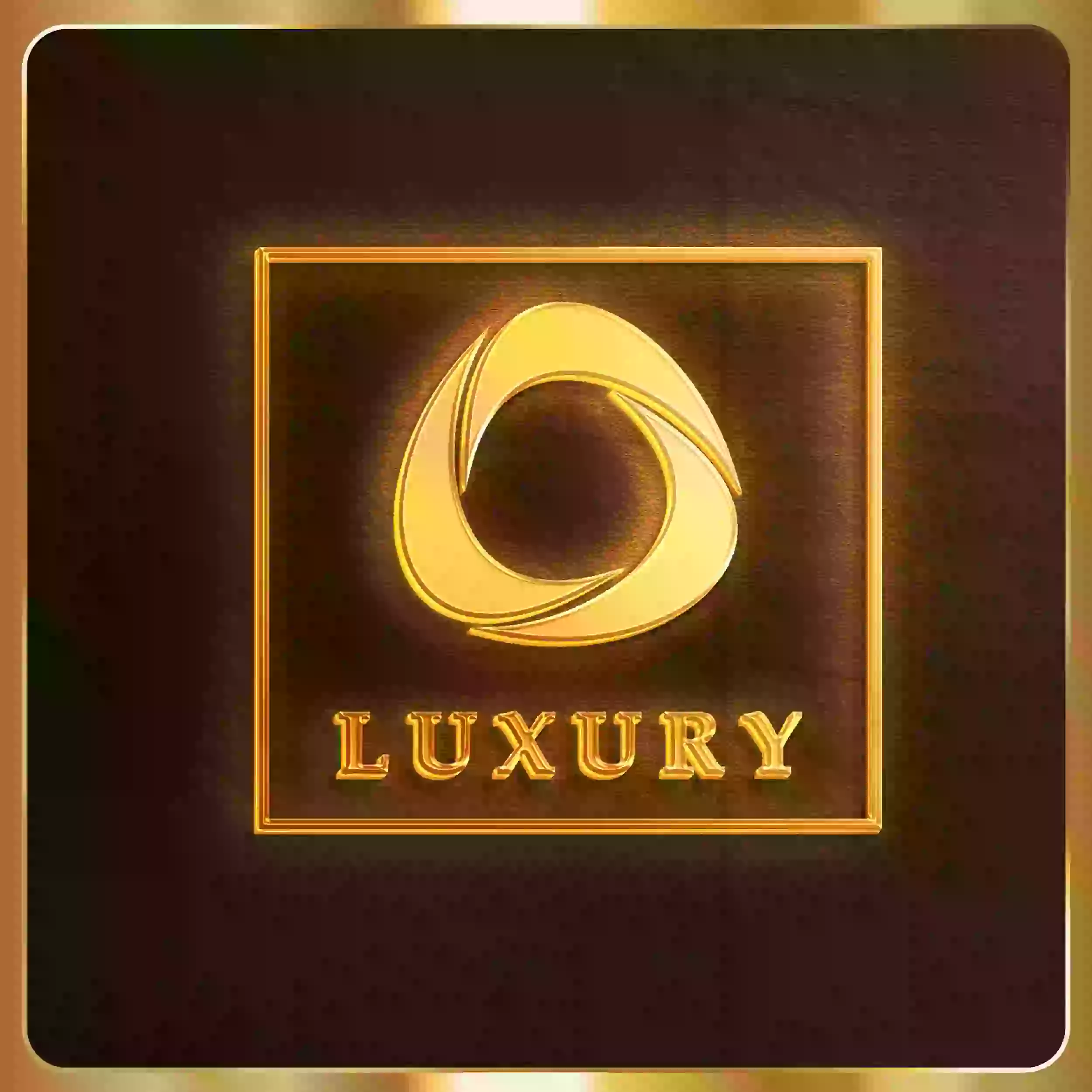 led sign with gold lettering on a black background.